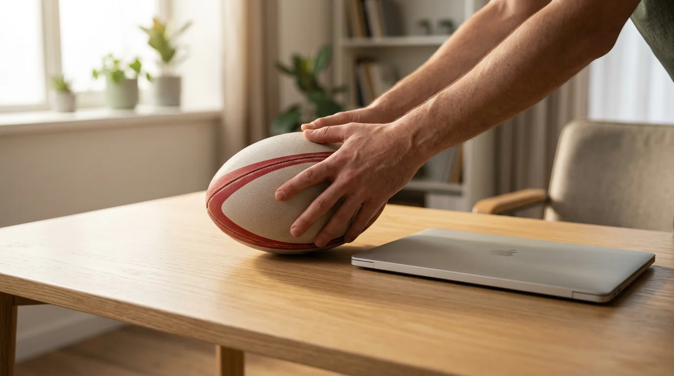 Panel de herramientas de juego responsable con opciones de límites de depósito y autoexclusión para apuestas de rugby